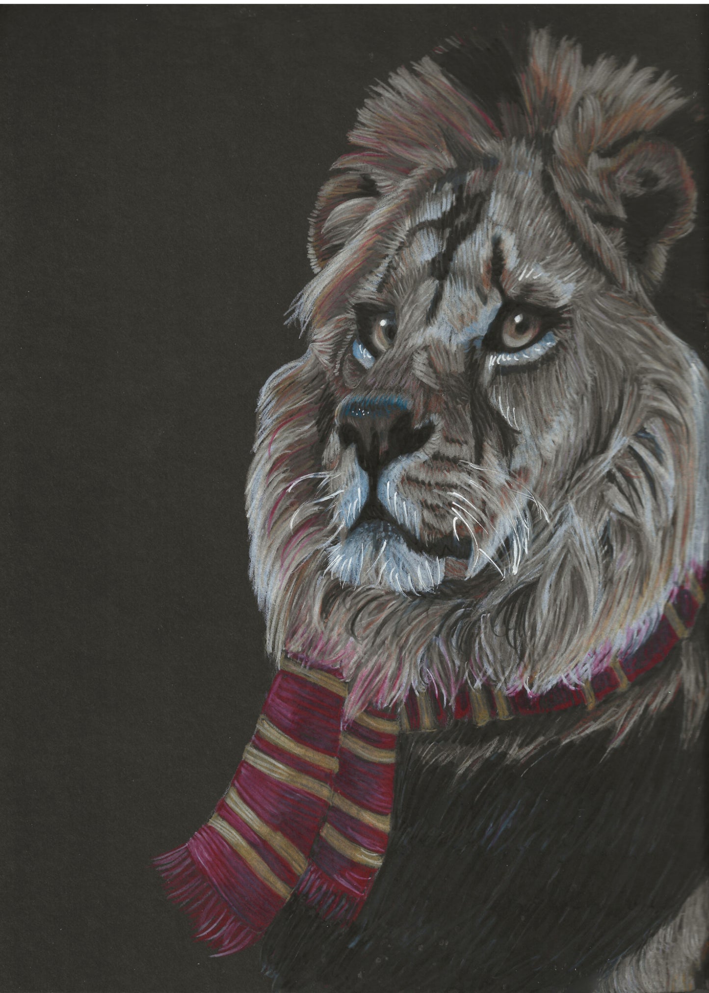 Gryffindor Lion Print