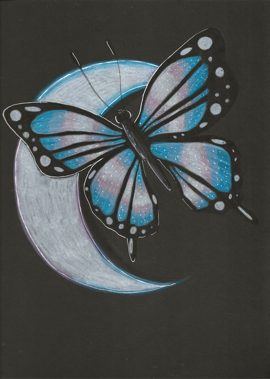 Trans Butterfly Print